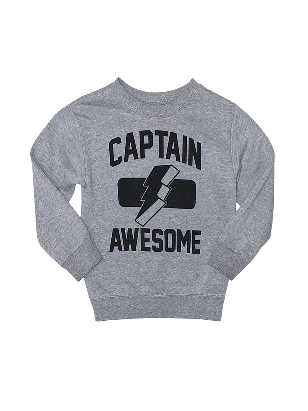 GARANIMALS Toddler Boy Grey And Black Captain Awesome Sweatshirt Size 3T
